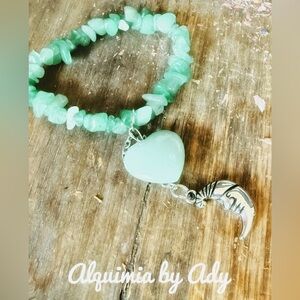Alquimia Green charms jade Bracelet